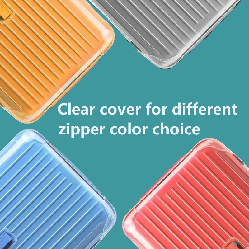 Luggage Covers for Rimowa Essential Trunk Plus 33inch Suitcase Protector PVC Clear Dustproof Case with Zipper Customized
