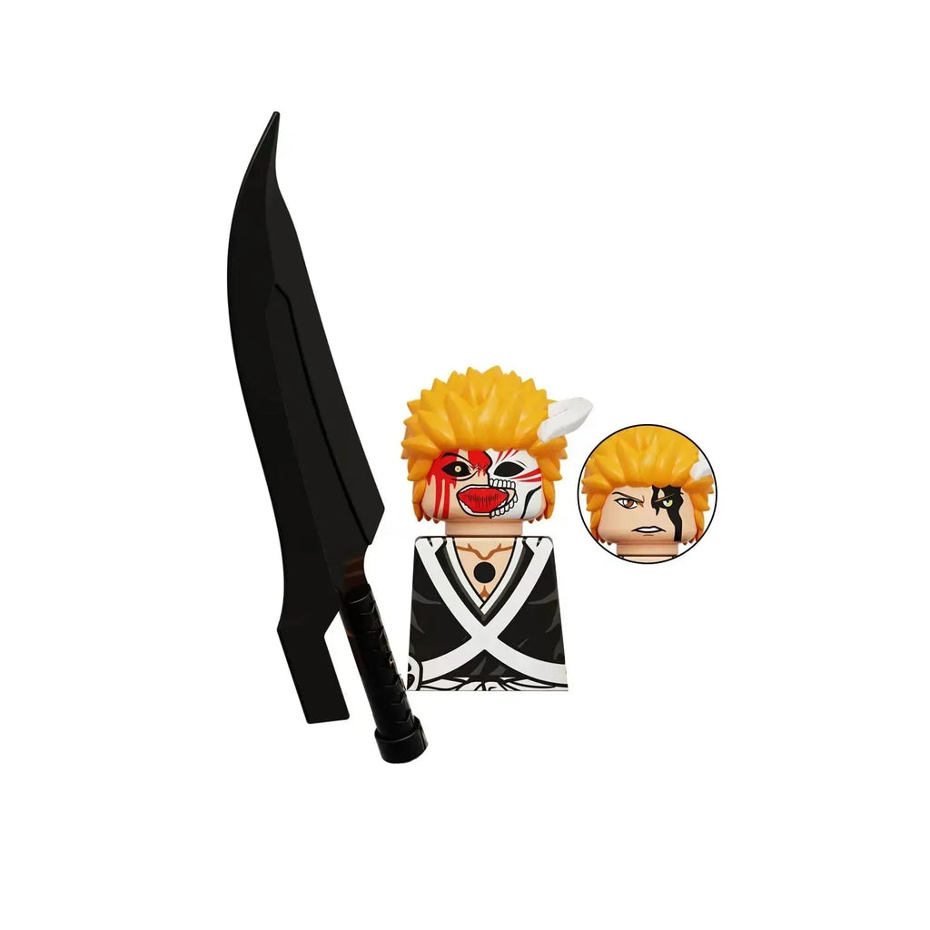 Blind Box KDL816 KDL824 Building Blocks Mini Model Figures Anime Bleach Kurosaki Ichigo Kuchiki Rukia Cartoon Christmas Gift Toy