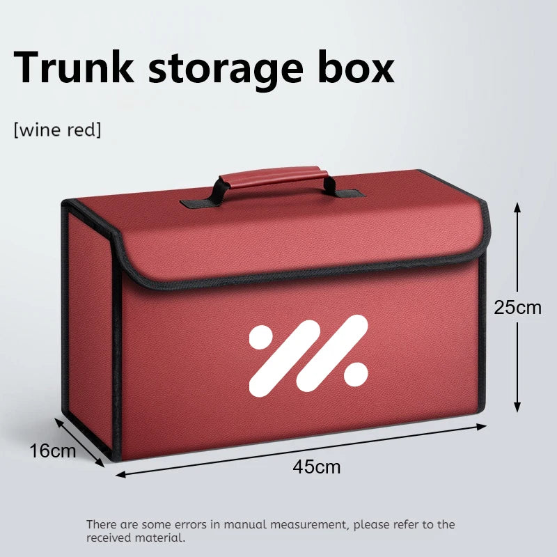 Car Trunk Storage Box Organizer Stowing Tidying Container Bag For IM LS7 L7 L6 LS6 IM6 IM5 LS9 2025 Leather Storage Accessories