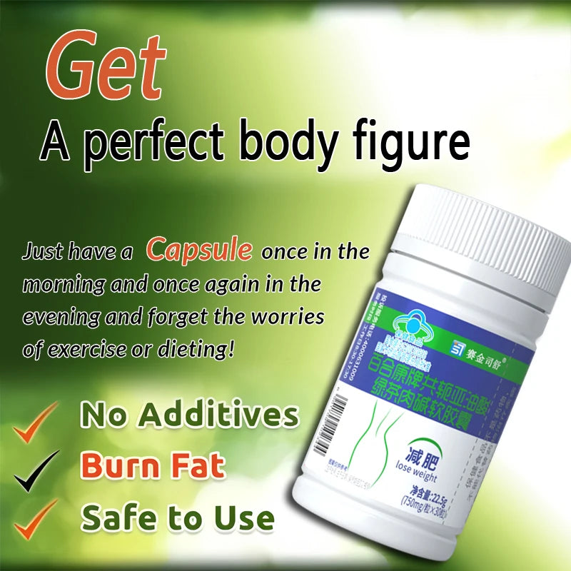 Conjugated linoleic acid Slimming Products green tea Cellulite Weight Loss for Lean Abdominal Fat Burner Detox Bowel Motility