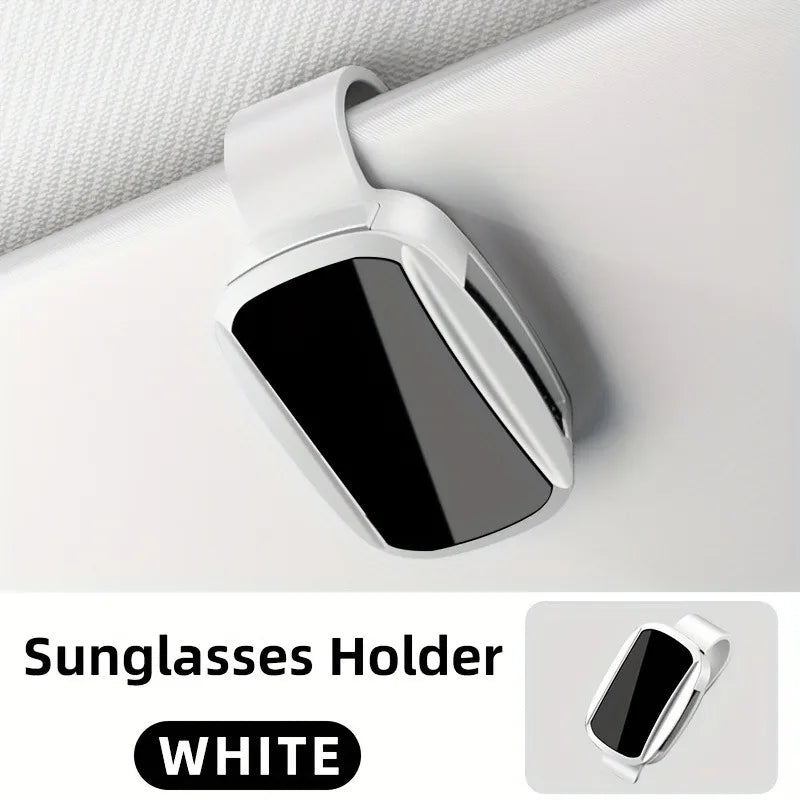 Car Glasses Holder Durable ABS Resin Premium Fashion Glasses Clip  Multifunctional Visor Accessory Fits Various Eyewear Glasses