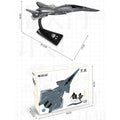 1:50 1:144 Scale Baidi Aerospace Fighter Toy Model Detachable Bracket Metal Body Aircraft Models Toys Living Room Ornaments