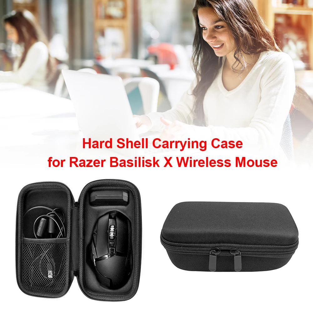 Wireless Mouse Storage Carrying Case for Razer Basilisk X Hard Shell Organizer