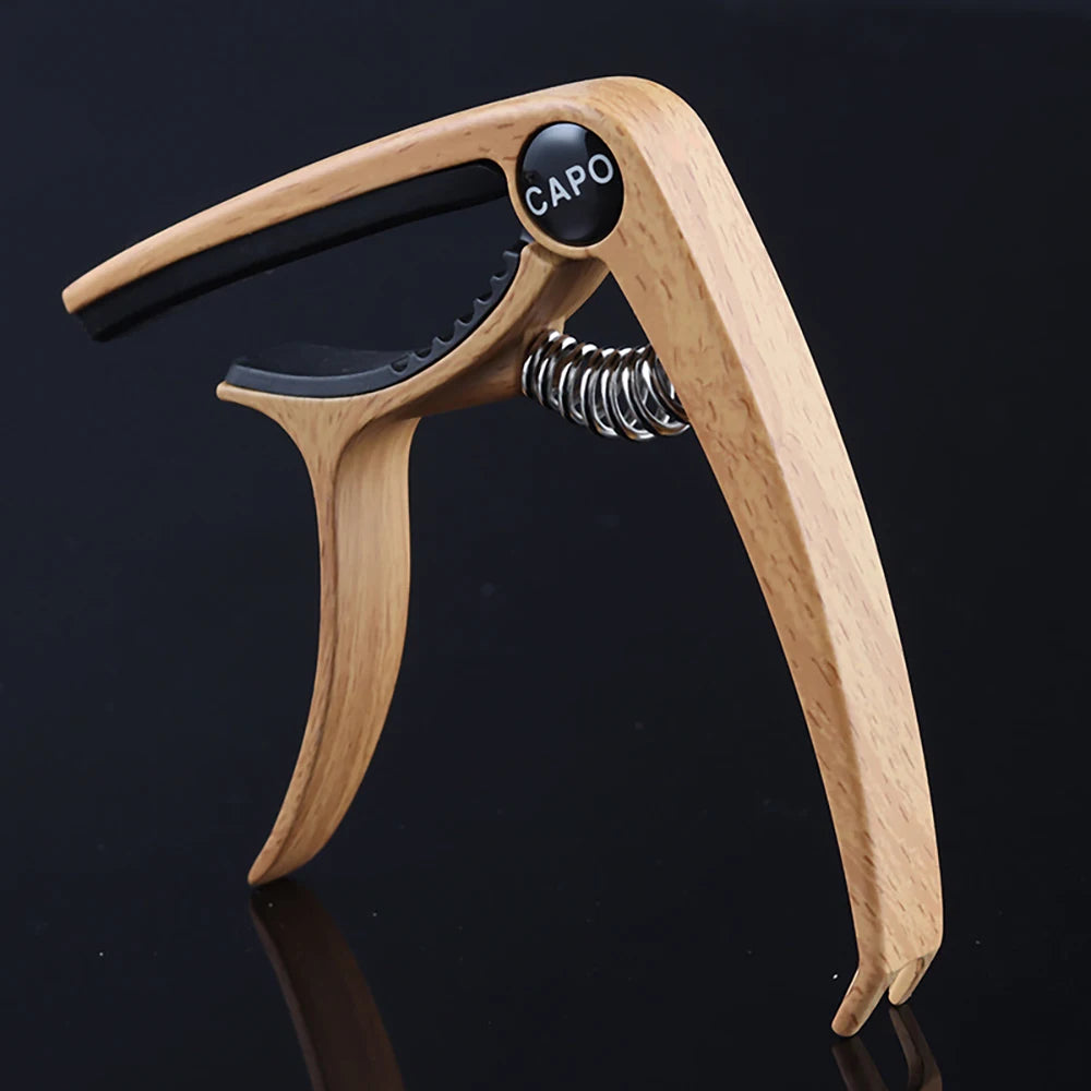 Metal Guitar Capo Guitar Tuner Clamp Zinc Alloy Professional Key Trigger Capo for Acoustic Electric Guitar with Rubber Grip