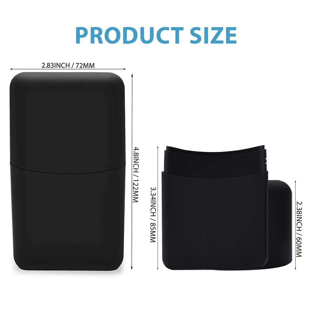1pcs Solid Color Design 5-Hole Plastic Stash Box Pre-Roll Cone Holder, Odor-Proof & Waterproof Smoking Accessories Organizer