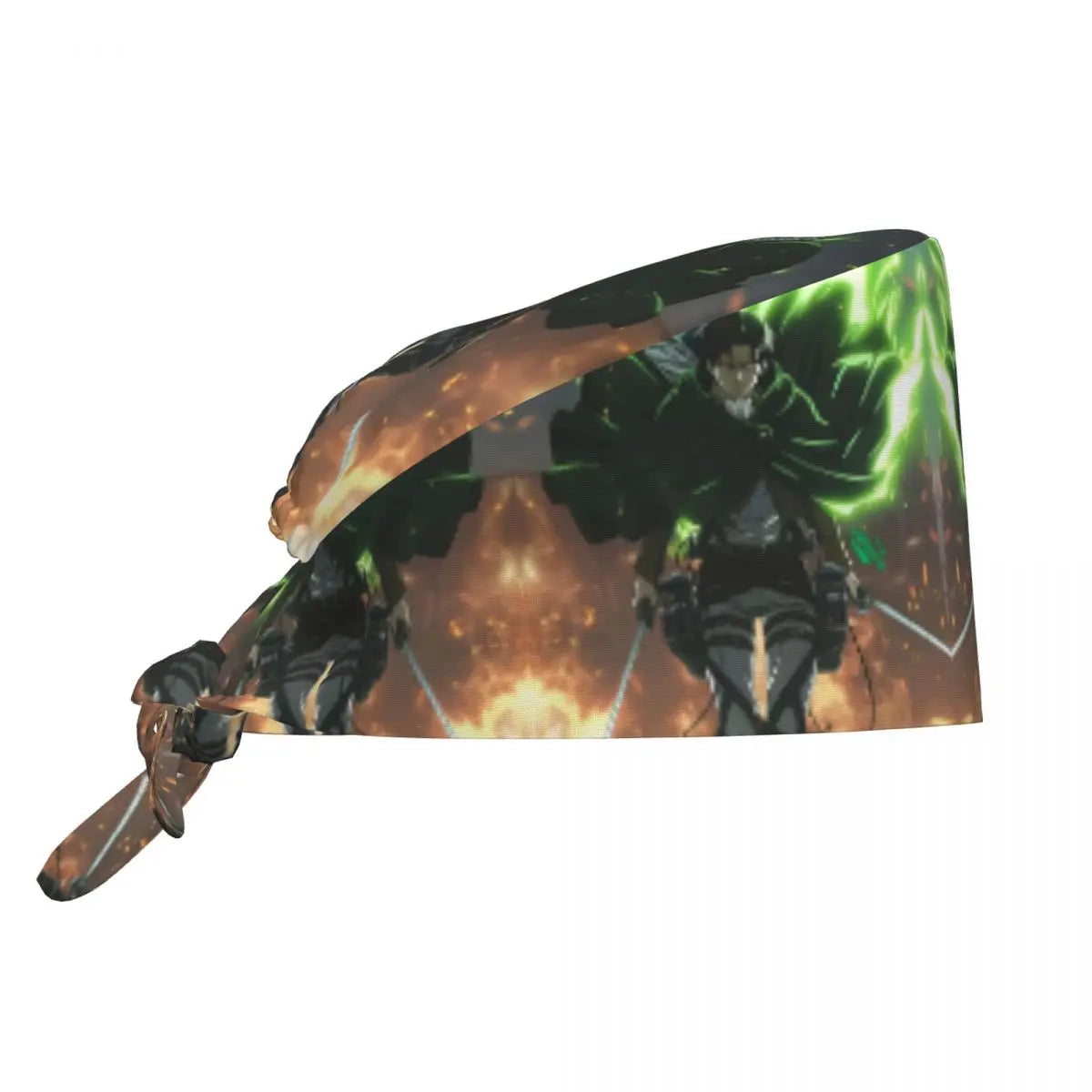 Custom Attacks On Titans Cleaning Working Cap Cool Men Women Cartoon Anime Comic Film Scrub Cap Surgicals Hat Nurse Scrubs Hat