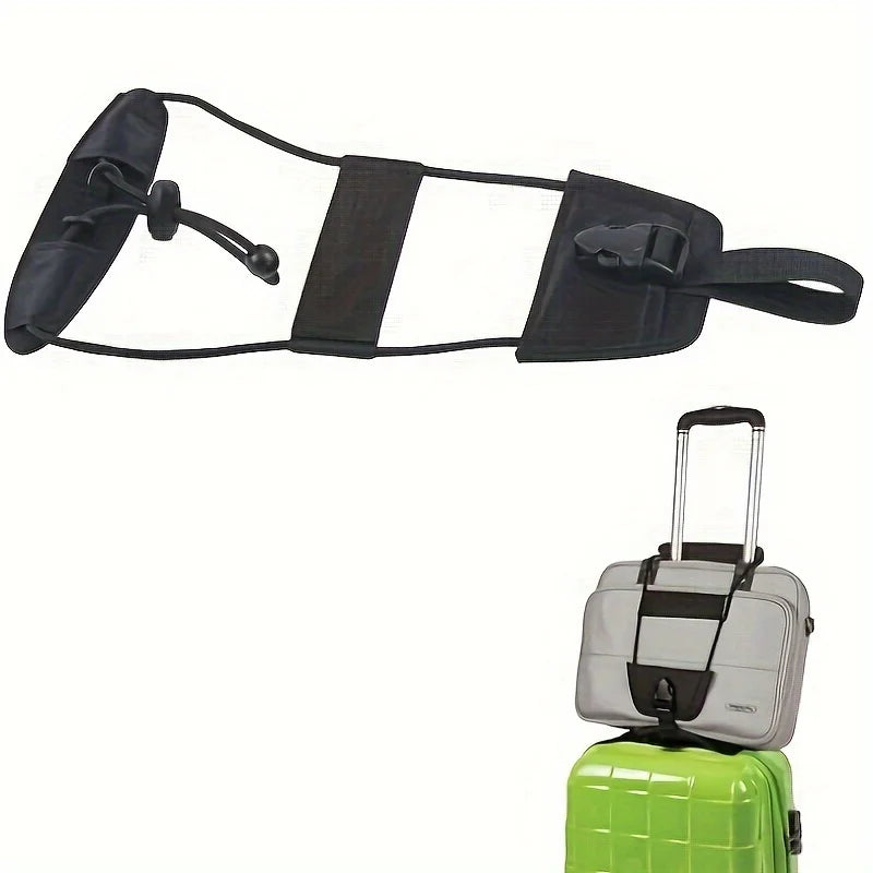1 adjustable luggage strap, elastic tie-down strap, suitcase securing strap