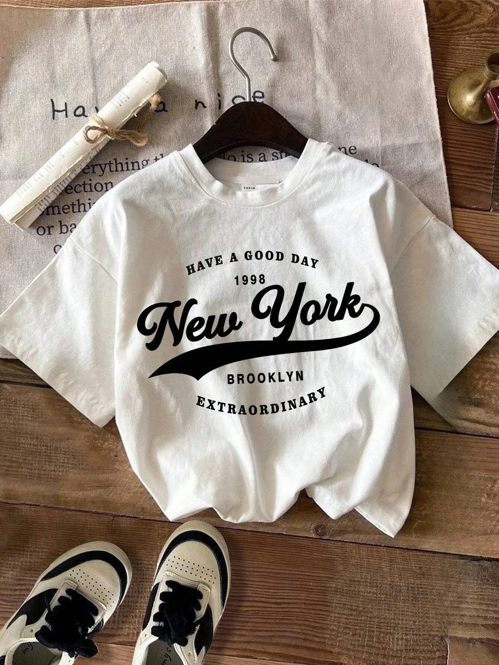 Summer Women California T-Shirt American Vintage O-Neck Tops Tees Fashion Los Angeles Clothing Female Casual Streetwear Top