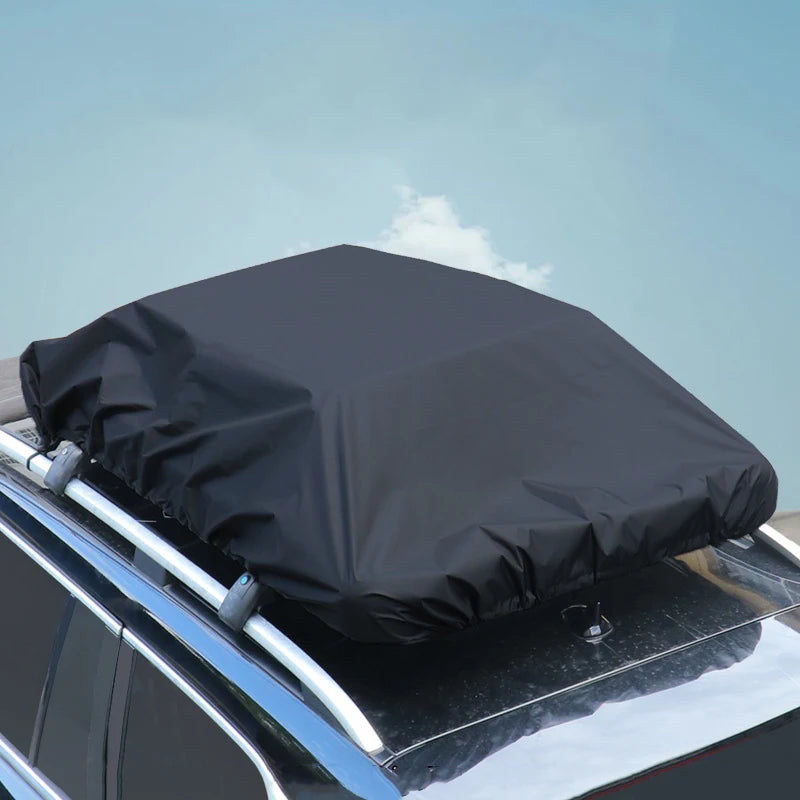 Multi Size Car Roof Rack Cover 210D Oxford Cloth Car Roof Travel Bag Waterproof Rain Cover Luggage Cargo Covers For Off-Road SUV