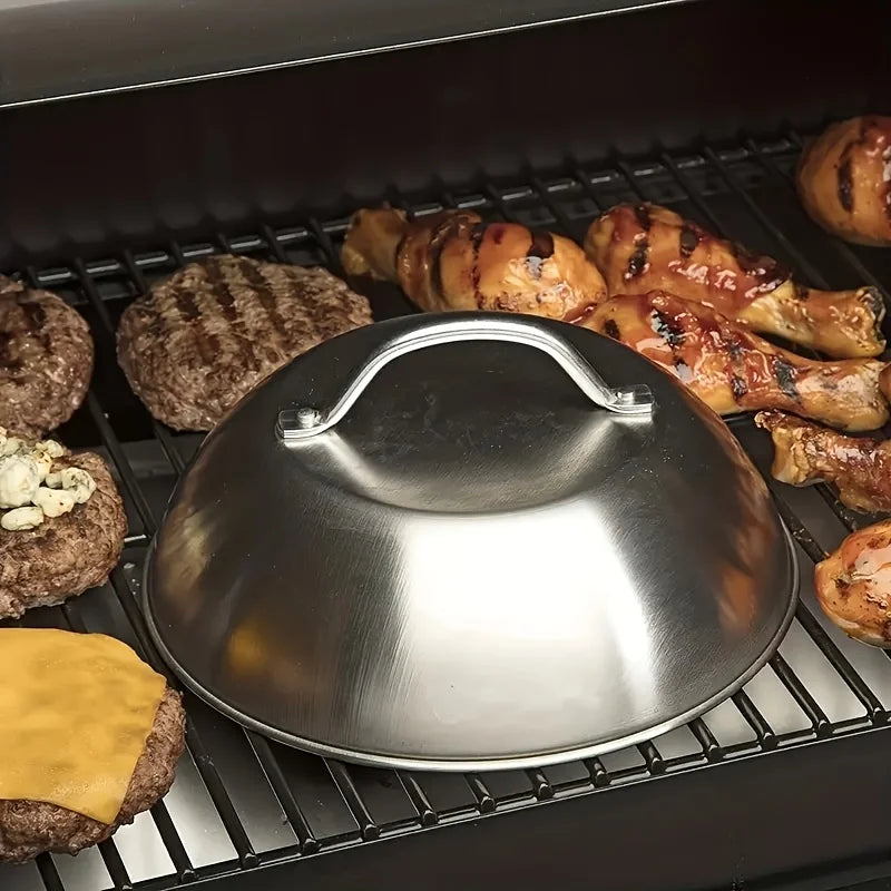 Barbecue Tool Barbecue Cover, Stainless Steel Oven Dome Cover, Outdoor Camping Picnic Cooking Accessories