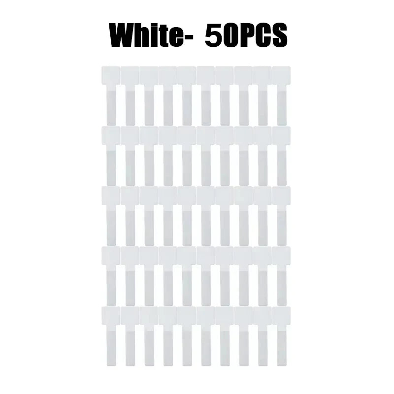 10-100Pcs Reusable Cable Tie Velcro Ties Self-Adhesive Power Cord Cable Holder Adjustable Cord Storage Desktop Organiser Manager