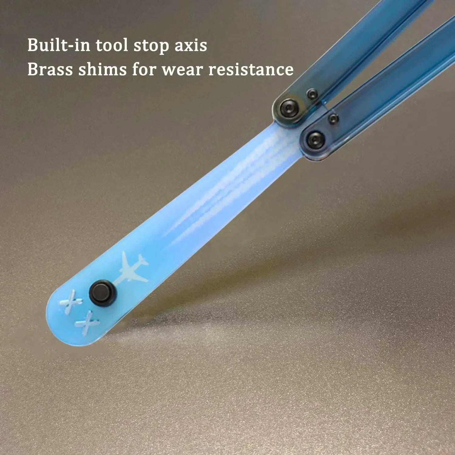 Practice Balisong Training Folding Flail Knife Outdoor Trainer Tanto Pocket No Sharp EDC Tools Fidget Knife Toy Outdoor Tools