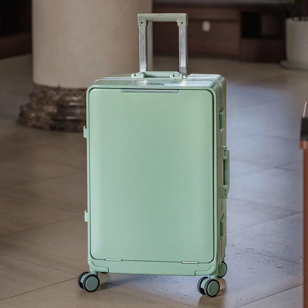 KLQDZMS High Quality Luggage 20 Inch PC Boarding Suitcase 24”26 Inch Large Capacity Luggage Men's And Women's Universal Luggage