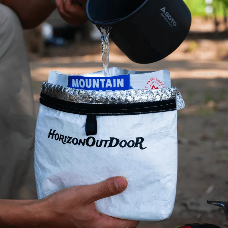 [HODR] Ultralight Thermal Pouch 20 g | Bubble-Foil Insulated Food Bag | Tyvek® Shell Insulated Pouch Small