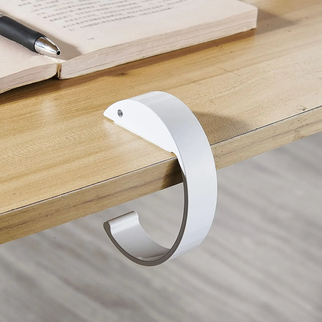 Portable Desk Bag Hook Removable Handbag Holder Multi-functional Table Edge Hanger for School Office Backpack Organizer
