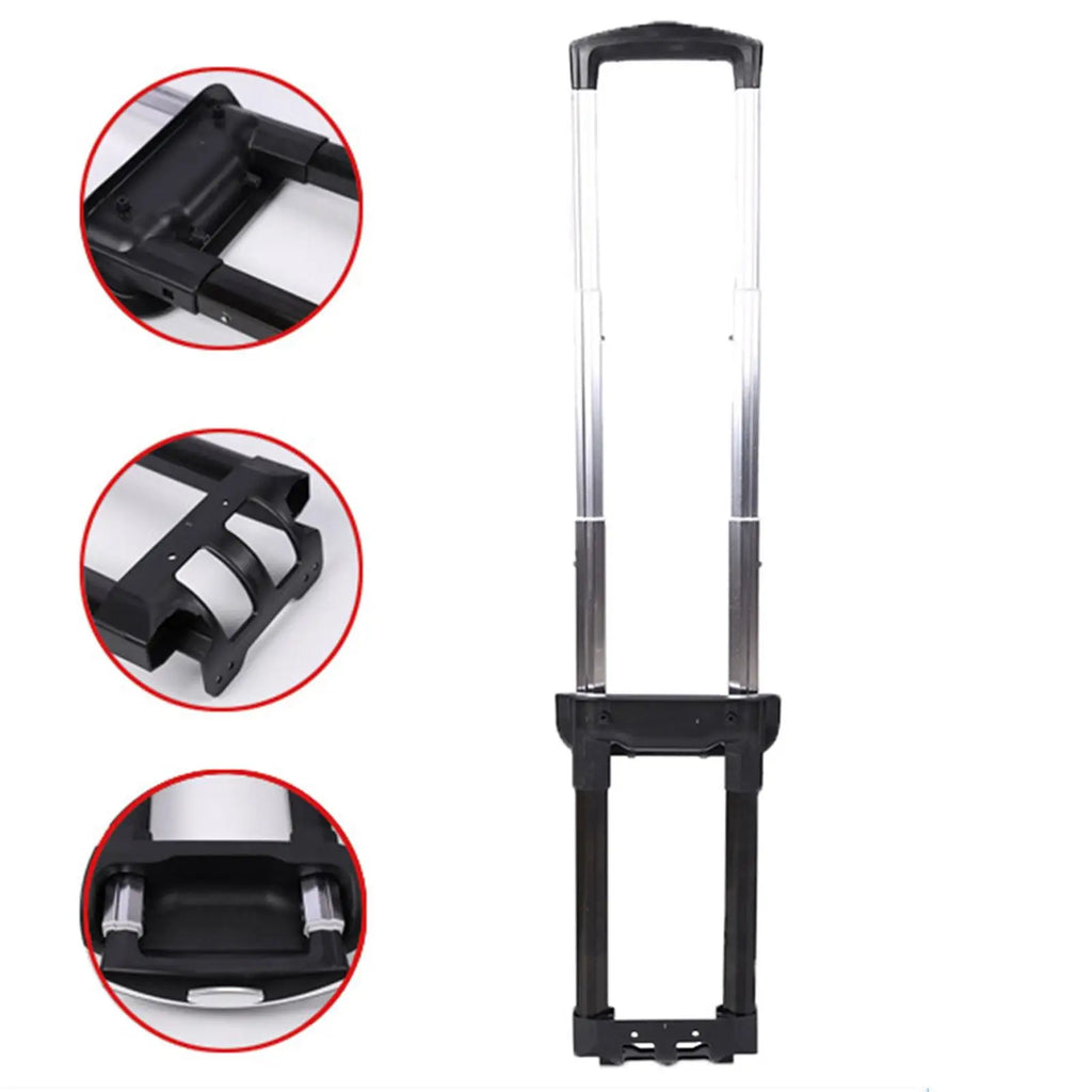 Suitcase Telescopic Handle, Travel Luggage Durable Iron Spare Parts Suitcase Pull Out Rod Spare,Telescoping Travel Case Parts
