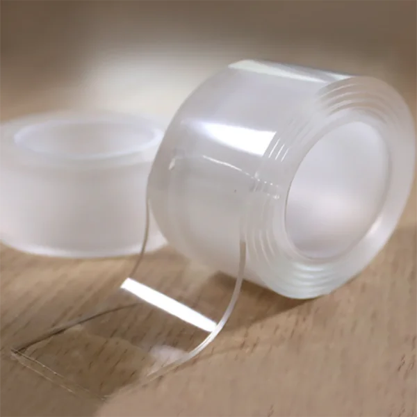 1M Double-Sided Tape: Waterproof & Reusable, Transparent Adhesive Stickers for Home/Bathroom DecorationB3626A