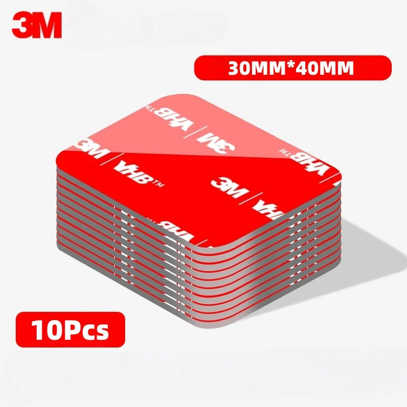 Original 3M VHB Double Sided Foam Tape Heavy Duty Adhesive Dash Cam Mount Mounting Tape Black for Automotive Car Home Use