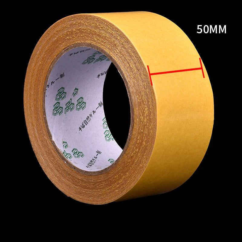 YX Double-sided Fiberglass Grid Sticky Adhesive Fiber Transparent Mesh Tape Strong Waterproof Tape Thick 20 Meter