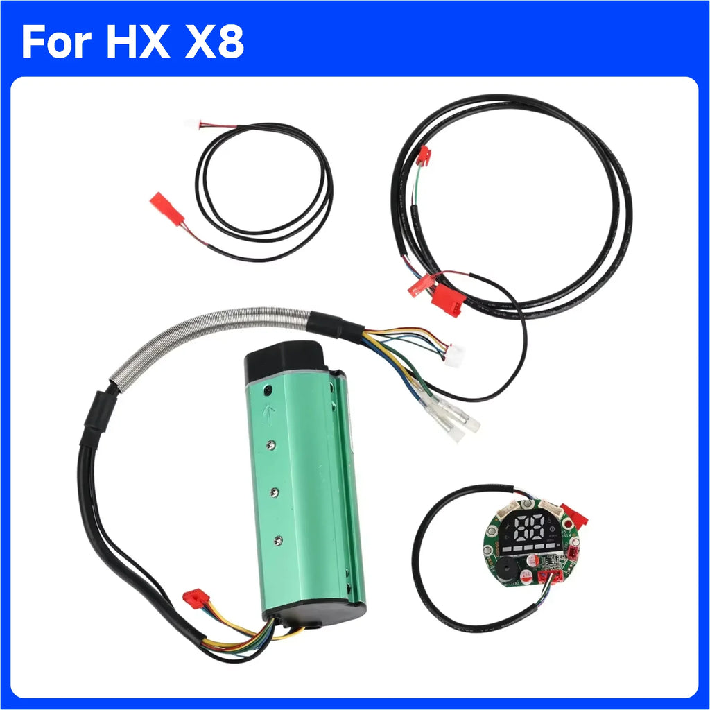 48V 15A Controller Dashboard Central Control Instrument Panel Display Screen Data Line Cable For HX X8 Electric Scooter Parts