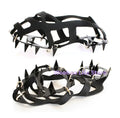 18 Spike Manganese Steel Silicone Anti Slip Ice Grips Traction Cleats For Boots Hiking Snow Outdoor Accessory