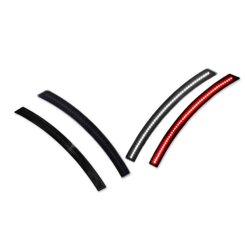 Car LED Front / Rear Bumper Side Marker Turn Signal Lights Parking Lights Clearance Lights For Chevrolet Corvette C7 2014-2019