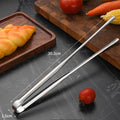 Non-Slip Kitchen Grill Tongs Thick Food Clip BBQ Steak Tong Bread Serving Cooking Utensils