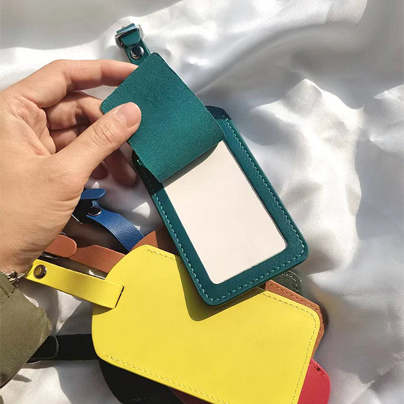 Cowhide Travel Custom Initials Luggage Tag Genuine Leather Personalized Suitcase Label Business Luxury Bag Pendant Retro Charm