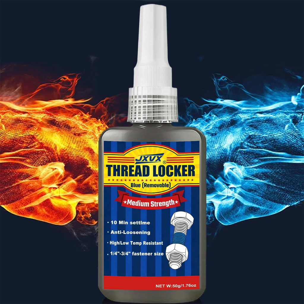 50ML 243 Blue Medium Strength Threadlockers,Universal Thread Adhesives,For All Metal Threaded Components,Removable Waterproof