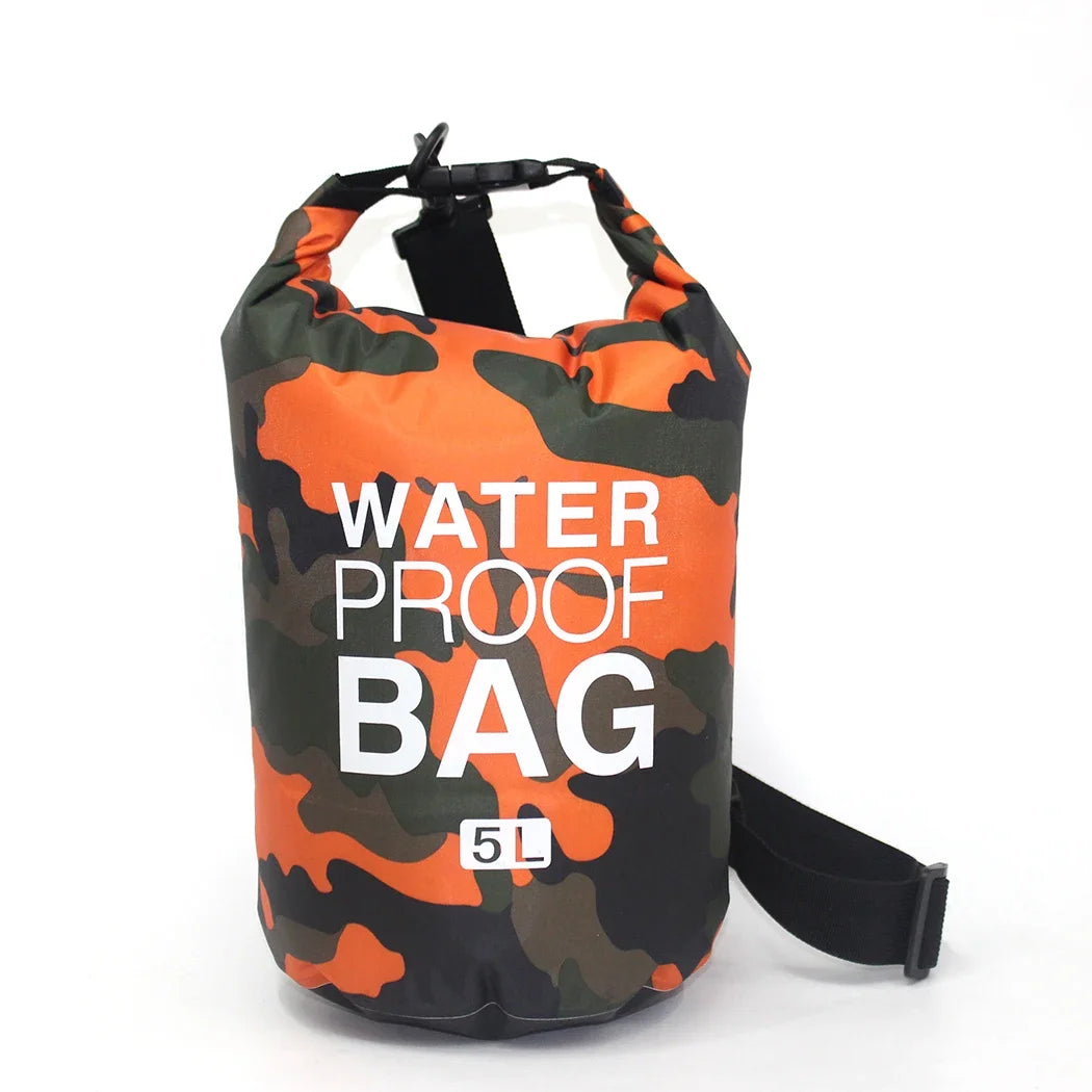 Men's and women's waterproof bags, outdoor sports bags, suitable for swimming, boating, kayaking, rafting and traveling