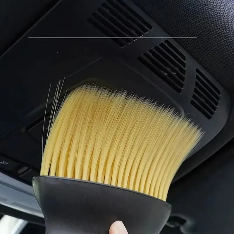 1/2PCS Internal Cleaning Tools for Cars Long Handled Cleaning Brushes Fine Bristles Dust Removal Cleaning of Car Air Outlets