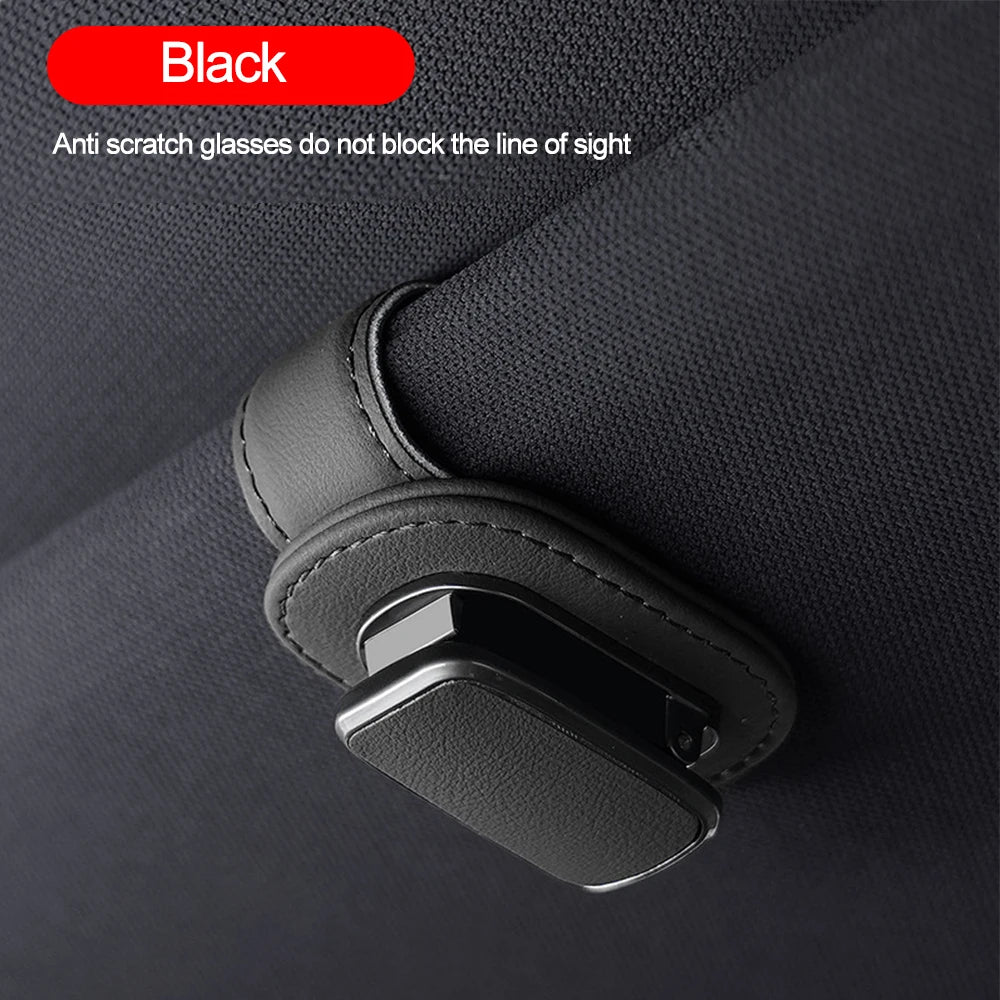 Car Sun Visor Sunglasses Clip Holder Stable Eyeglasses Hanger Card Ticket Organizer Interior Storage Clip Car Accessories
