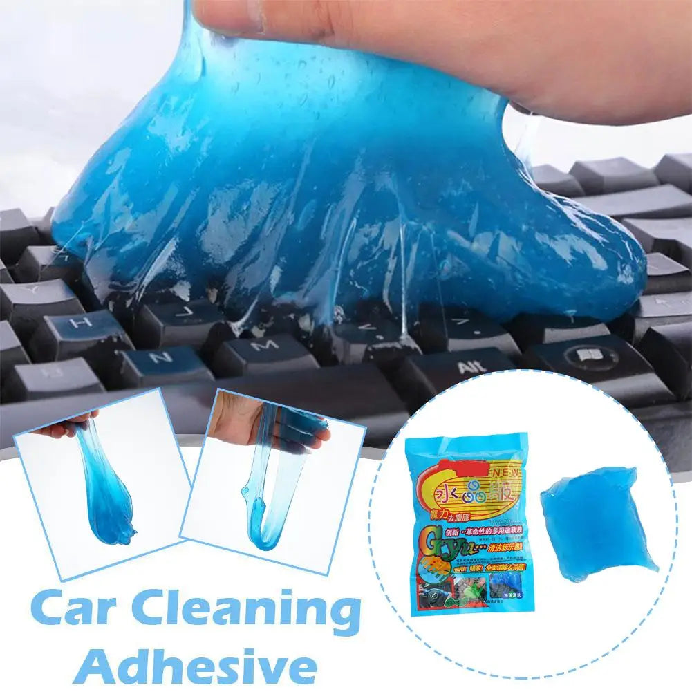 Random Color 5pcs Car Dust Dirt Cleaning Gel Slime Magic Clean Mud Clay Laptop Computer Keyboard Cleaning Tool Home Cleaner