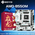 SOYO AMD B550M Gaming Motherboard USB3.1 M.2 Nvme Sata3 DDR4 Dual Channel Supports RYZEN R3 R5 R7 3000 4000 5000 CPU AM4 Socket