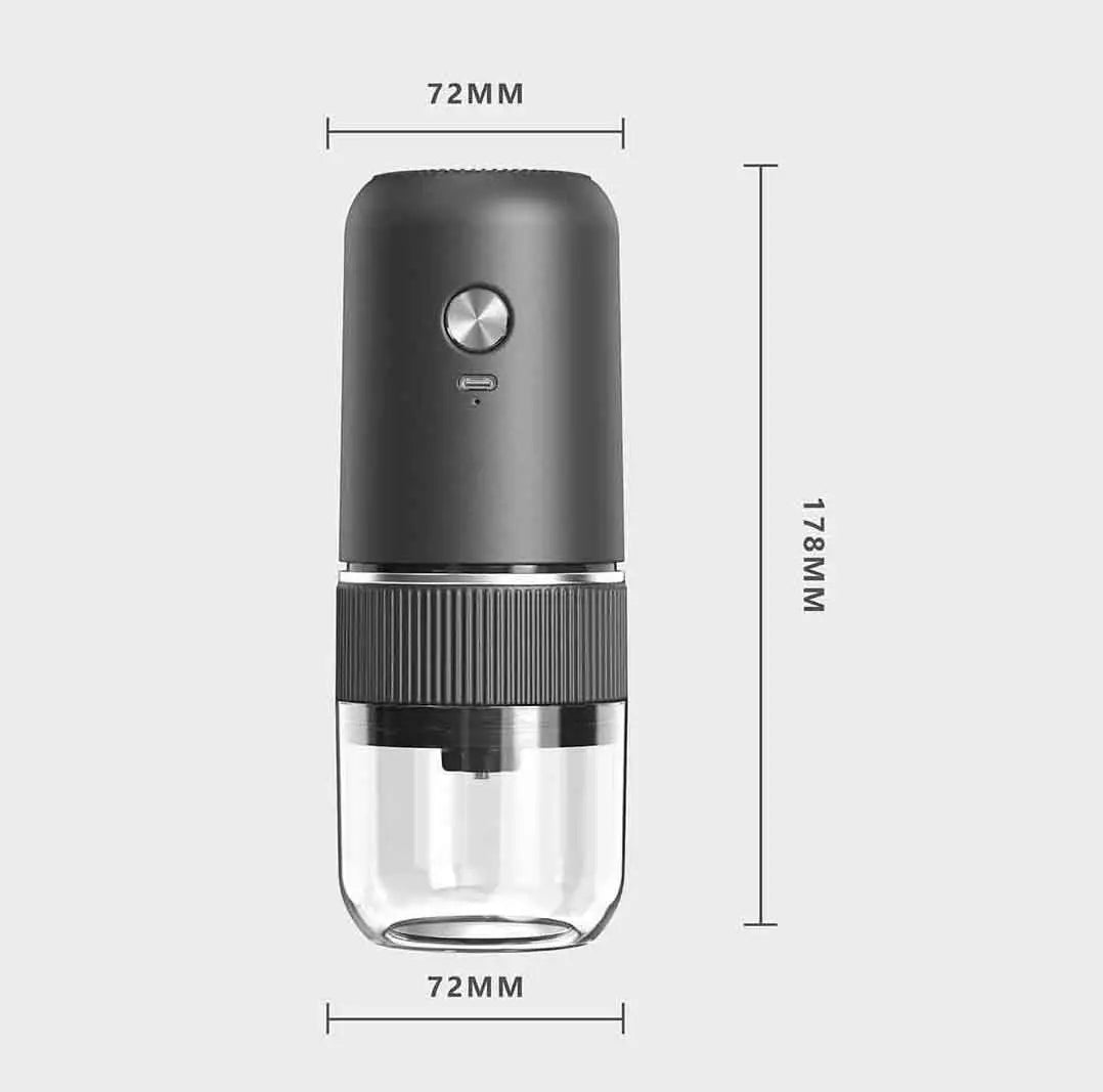 Grinder Small Hand Coffee Machine Household Usb Portable Automatic Grinder Hand Grinding Rotary Adjustment Grinding Gear Coffee