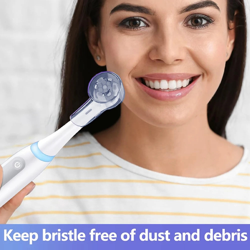 Pack of 4/8 Toothbrush Head Protective Covers, Toothbrush Travel Dustproof Caps Compatible with Oral B & iO Electric Toothbrush