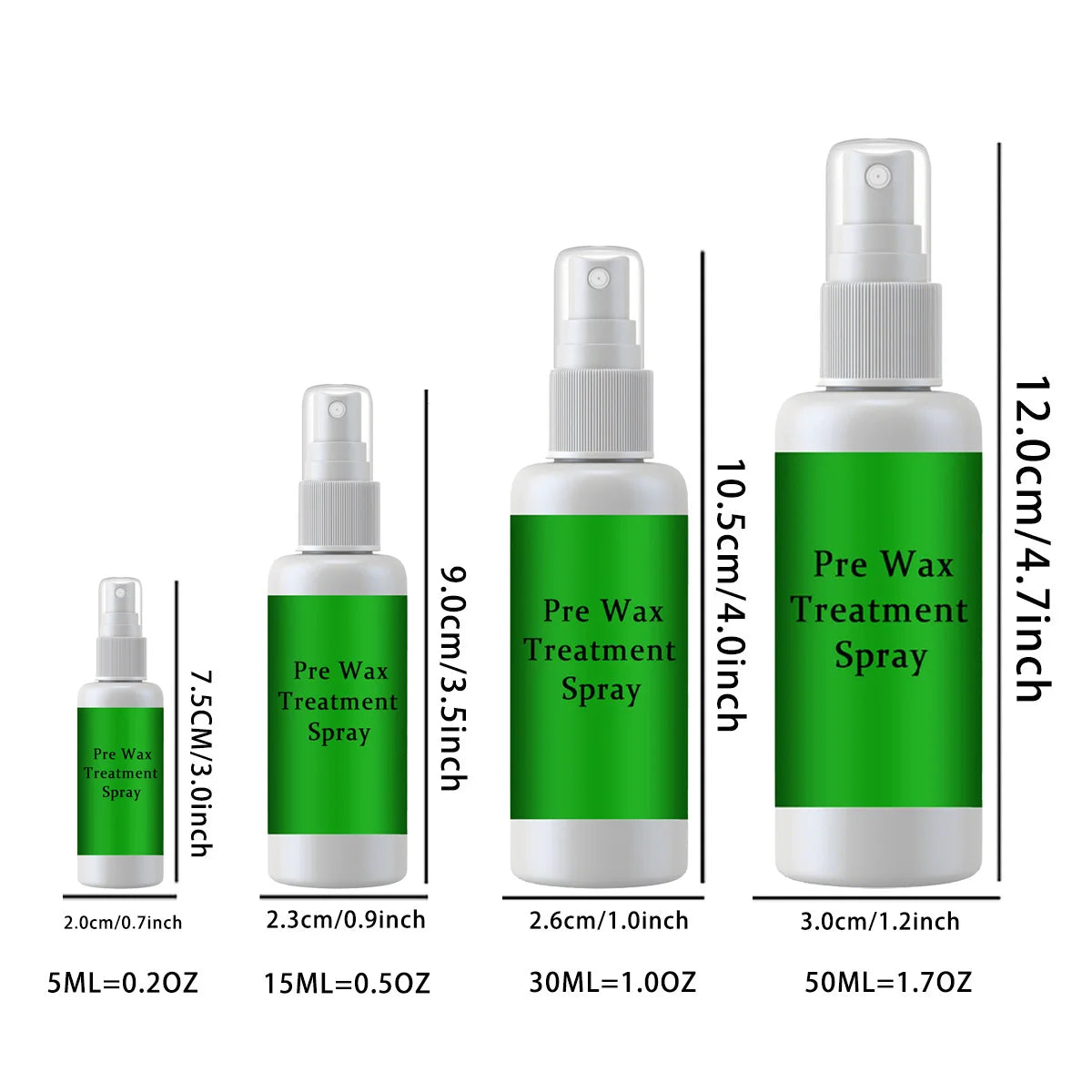 5ML/15ML/30ML/50ML/Hair removal cleaning liquid hot wax Pre Wax Treatment Spray