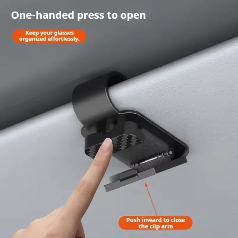 Car Interior Accessories Car Sunglasses Clip Sun Visor Glasses Holder Card Ticket Holder Stable Storage Clips Eyeglasses Hanger