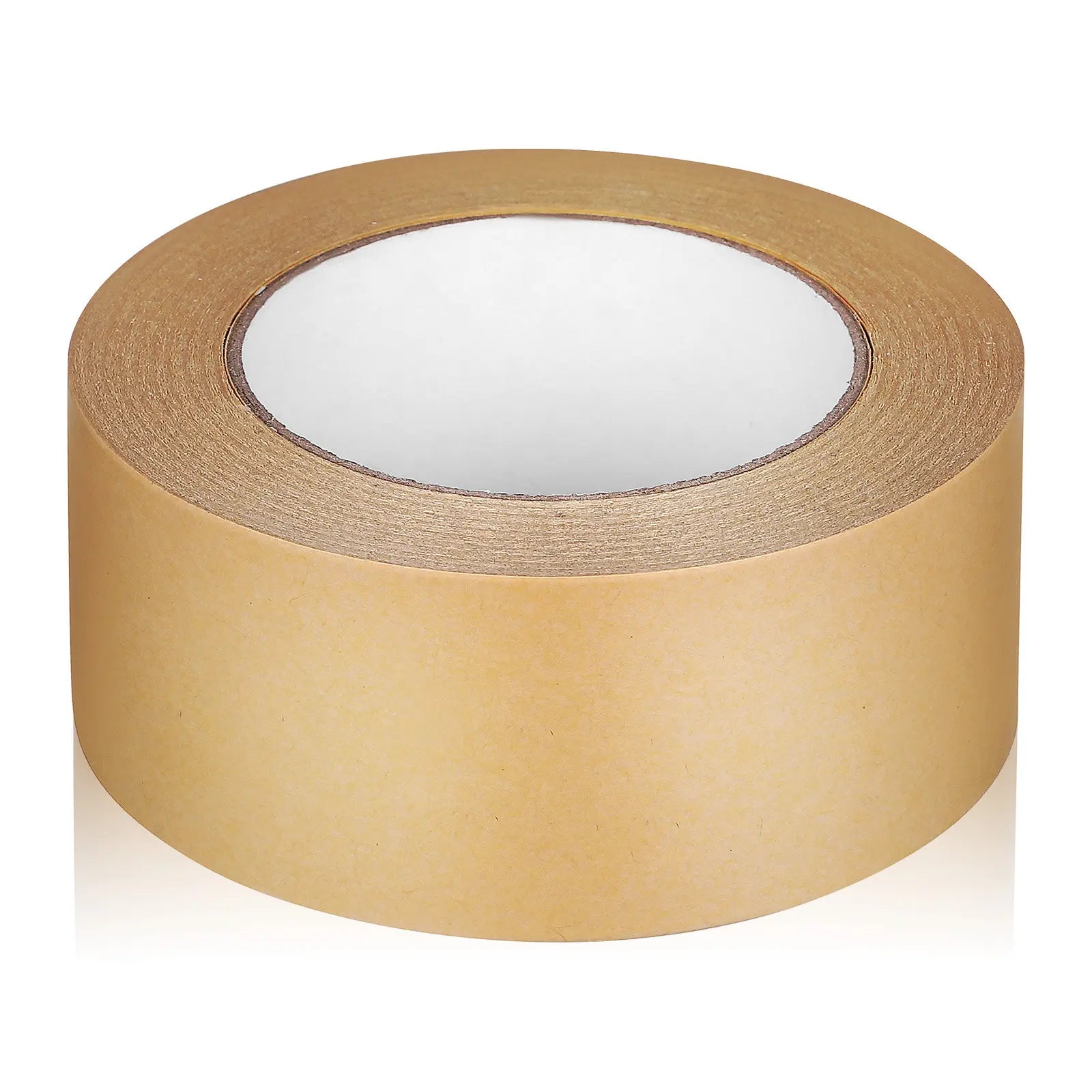 Brown Kraft Paper Tape Roll Secure Adhesive Heavy Duty Packing Tape Writable Surface Hand Tearable for Shipping Packaging