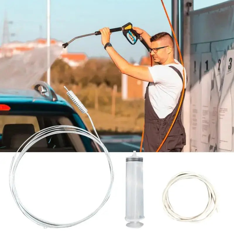 Drain Cleaning Brush Non-Slip Ac Vent Cleaning Tool Flexible Dredging Tool Portable Household Gadgets for Sewage Unclogging