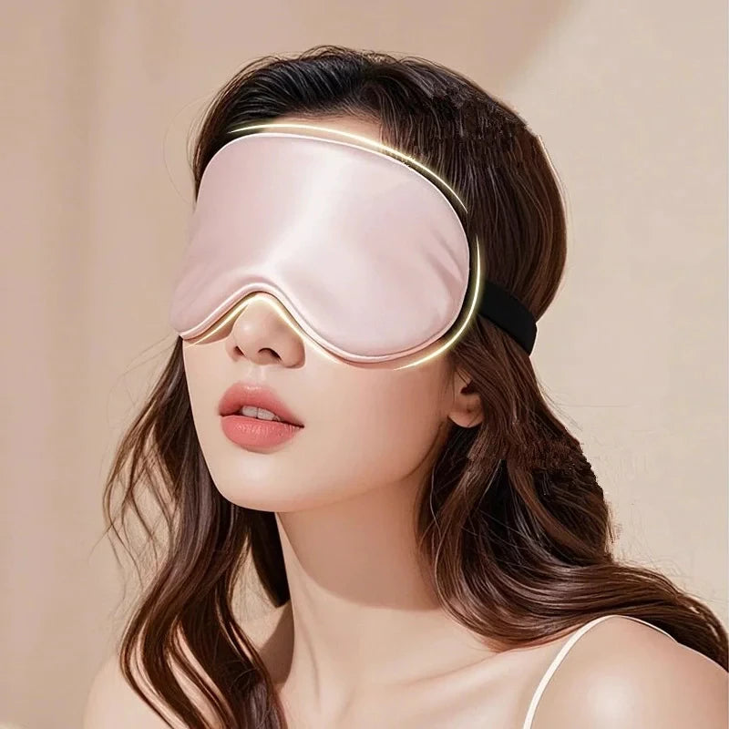 Double-Sided Silk Sleeping Eyeshade Light Blocking Breathable Protective Eye Wear For Travel Relax Safety Goggle New 2026