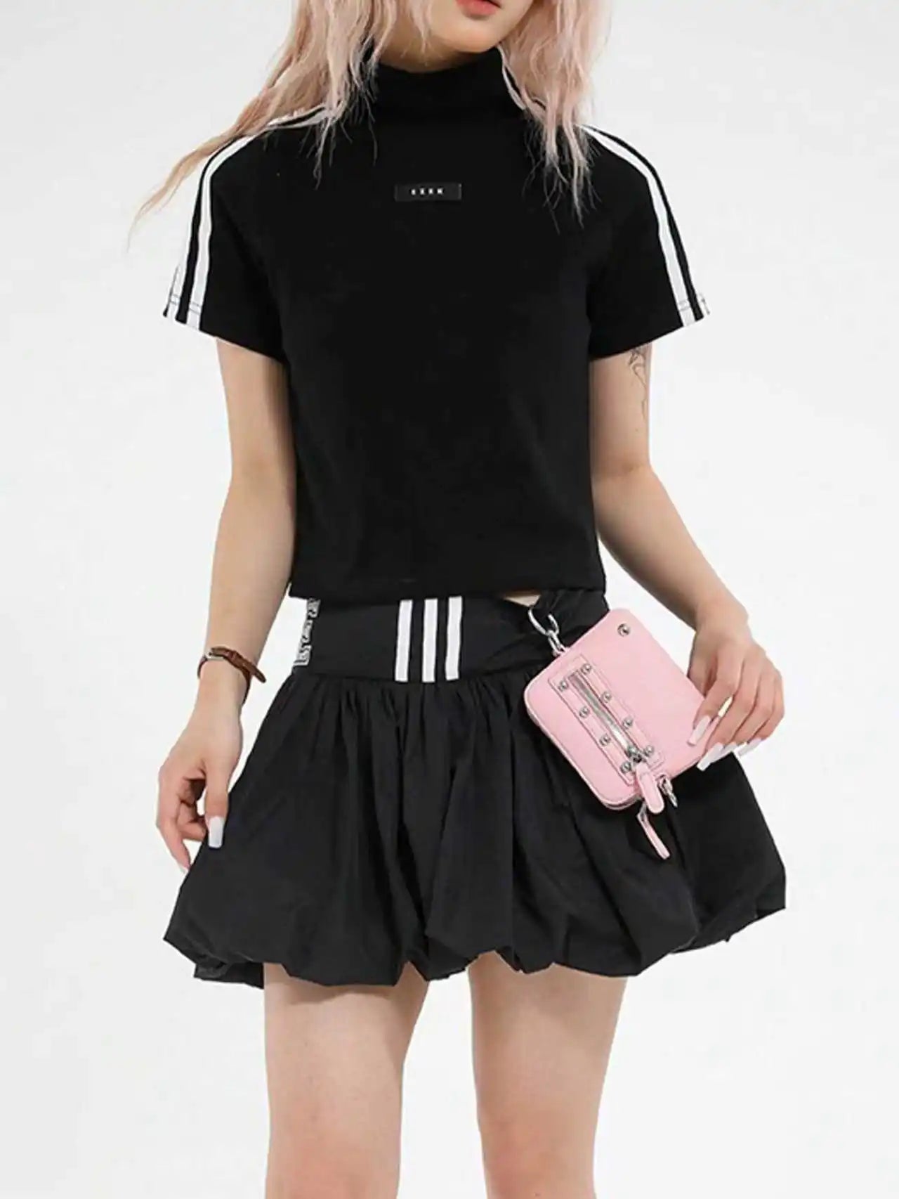 New women's mini niche chain small square bag, high-end pebbled shoulder bag, portable and compact coin purse