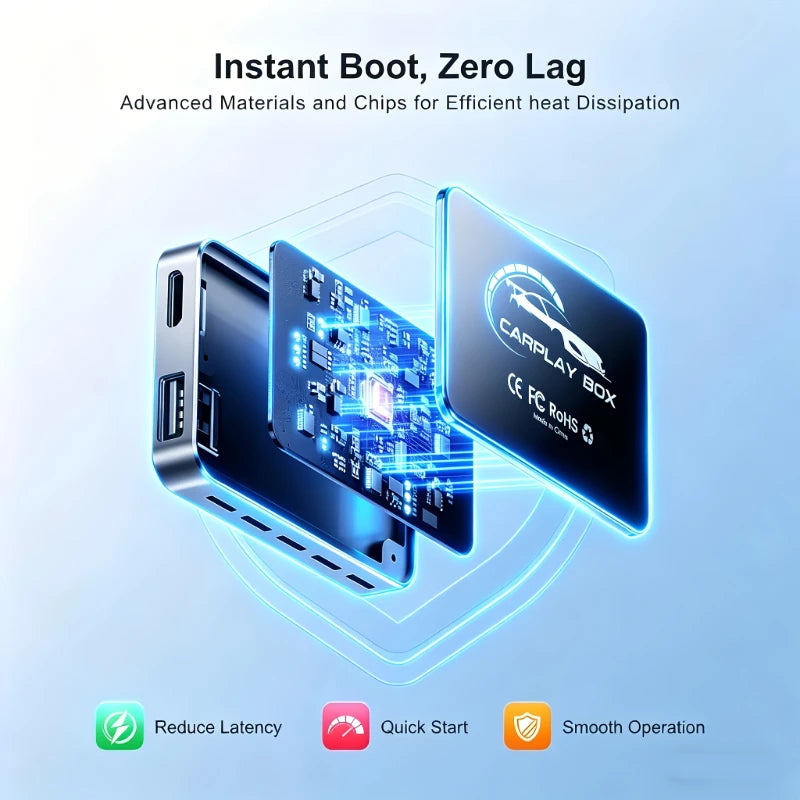 The 3-in-1 Magic Media Box supports streaming from Netflix and TikTok. It comes with a wireless CarPlay adapter and a USB port, and is compatible with vehicles equipped with factory-installed wired Apple CarPlay and Android A