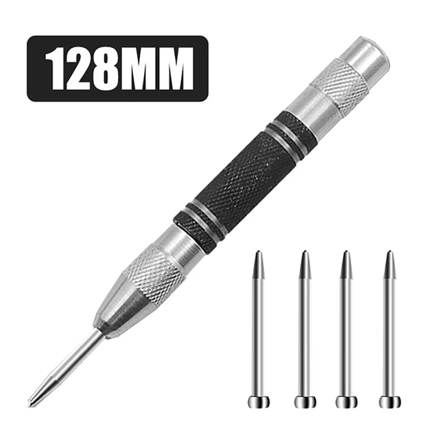 Super Strong Automatic Center Punch Positioning Spring Loaded Adjustable Marker Wood Glass Press Dent Metal Drill