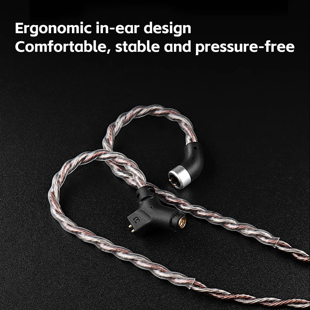 TRN RedChain Plus Gramr Gaming Earphone Upgrade Cable with Detachable Microphone 3.5mm 1.2M/2M Headphone TRN Official Store