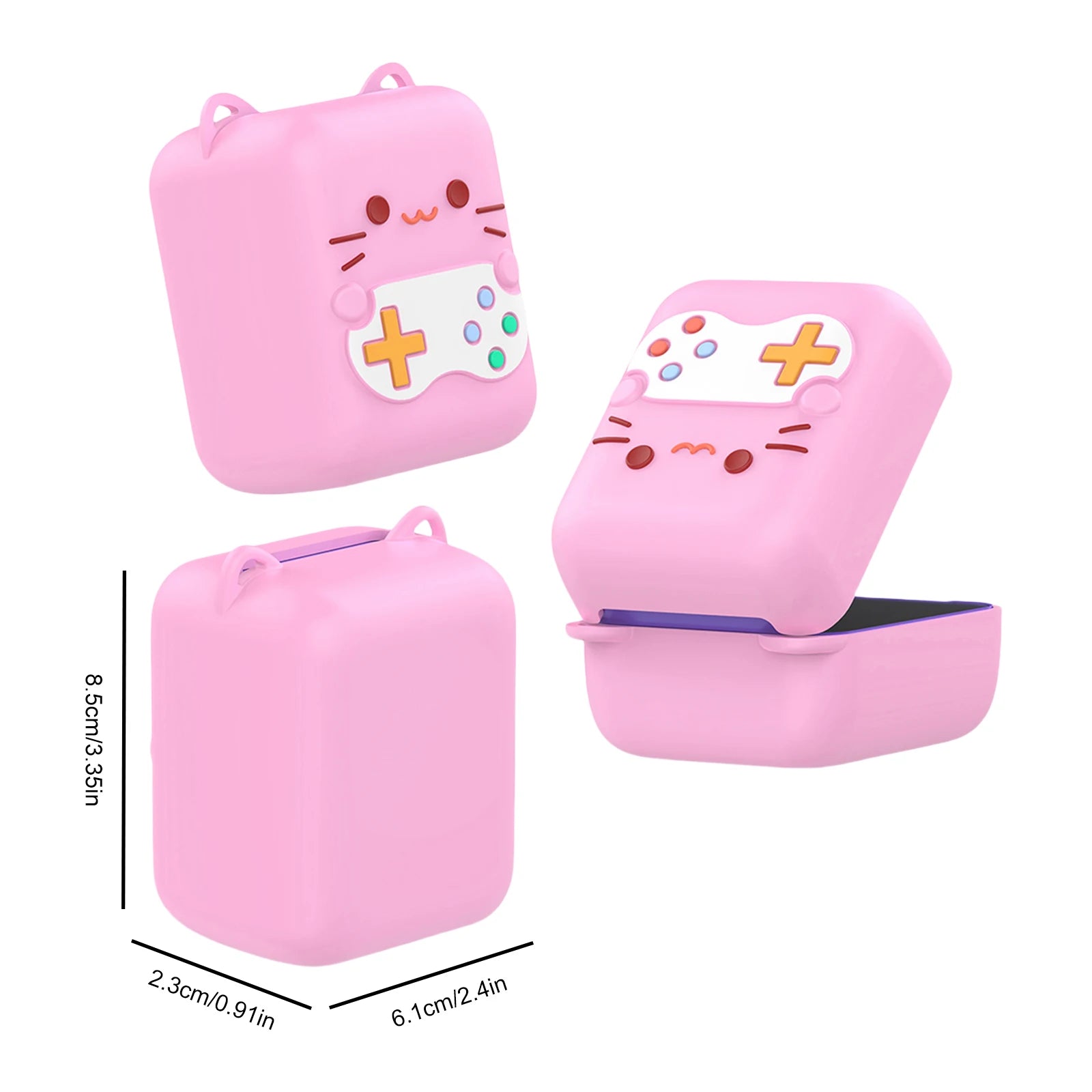 Silicone Carrying Case for Bitzee Interactive Toy Digital Pet Protective Cover with Lanyard Waterproof Shockproof Protective Cas