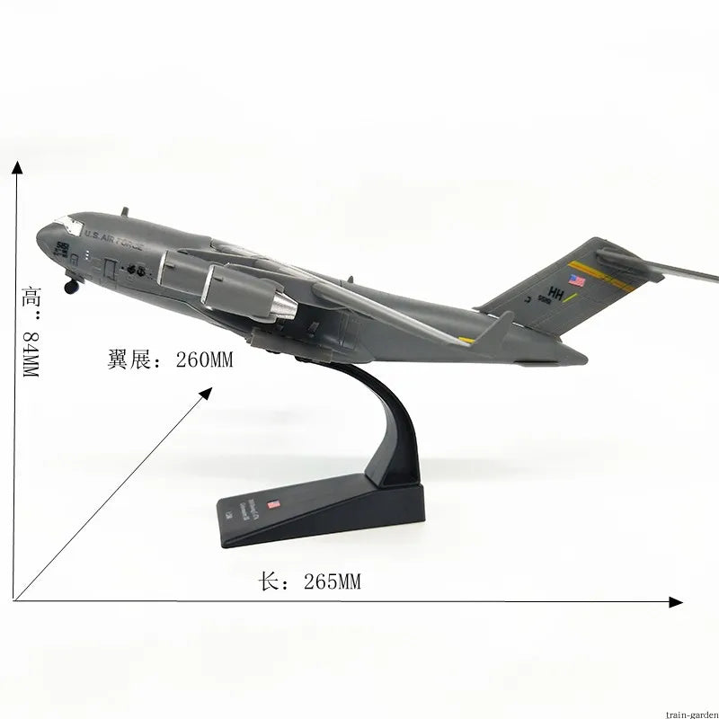 New 1:200 Model U.S. American Navy Army C-17 Globemaster Transport Aircraft Airplane Fighter Collection Display Toys Gifts