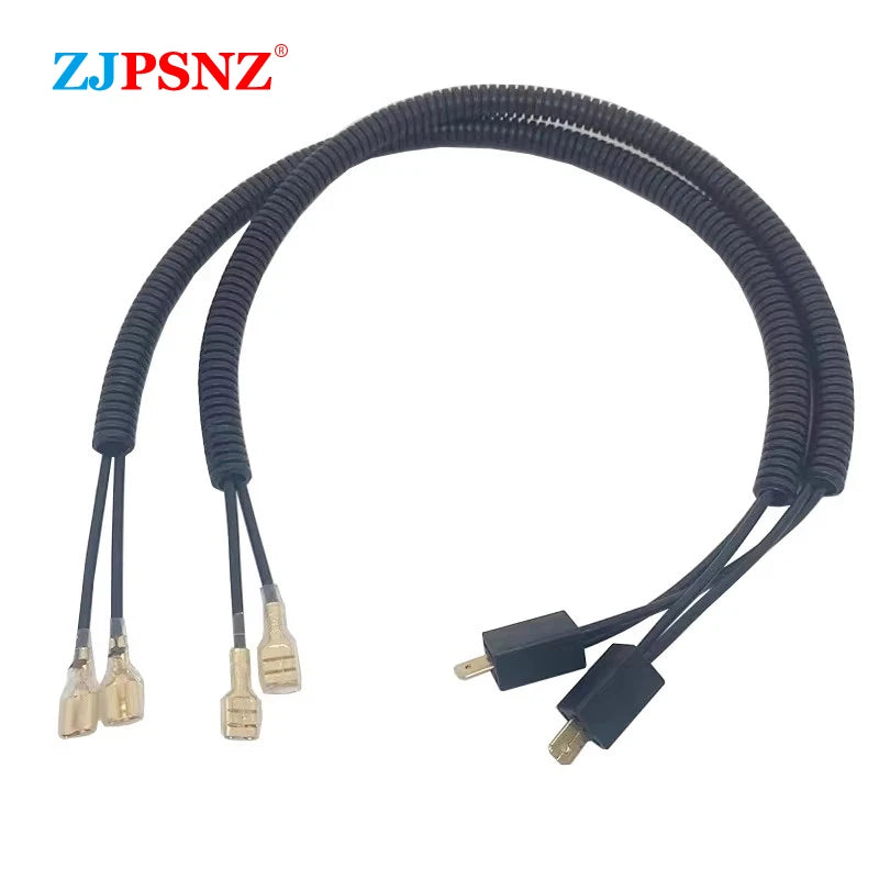  Snail Horn Male Socket Conversion Plug 4Wire Dedicated Horn Refit Double Horn 1-to-2 Wiring Harness for Single to Dual Horn