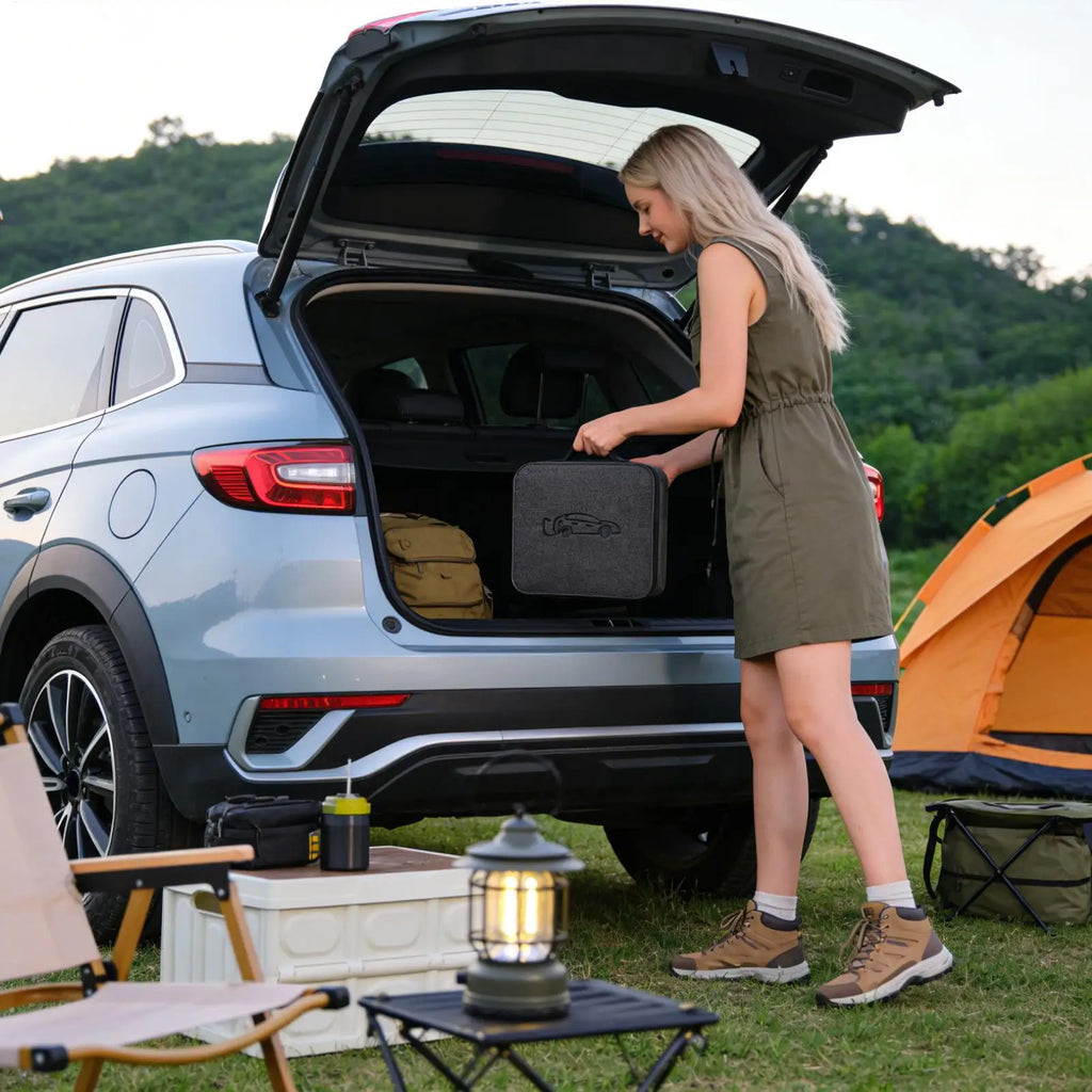 New Energy Vehicle Charging Gun Storage Bag Portable EV Charger Bag General Adjustable compartments Storage Bag