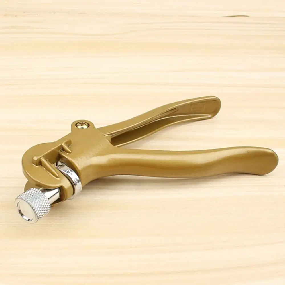 Portable Saw Teeth Set Tool Anvil Design Pulling Pliers Sawtooth Dresser Zinc Alloy with Magnifying Glass